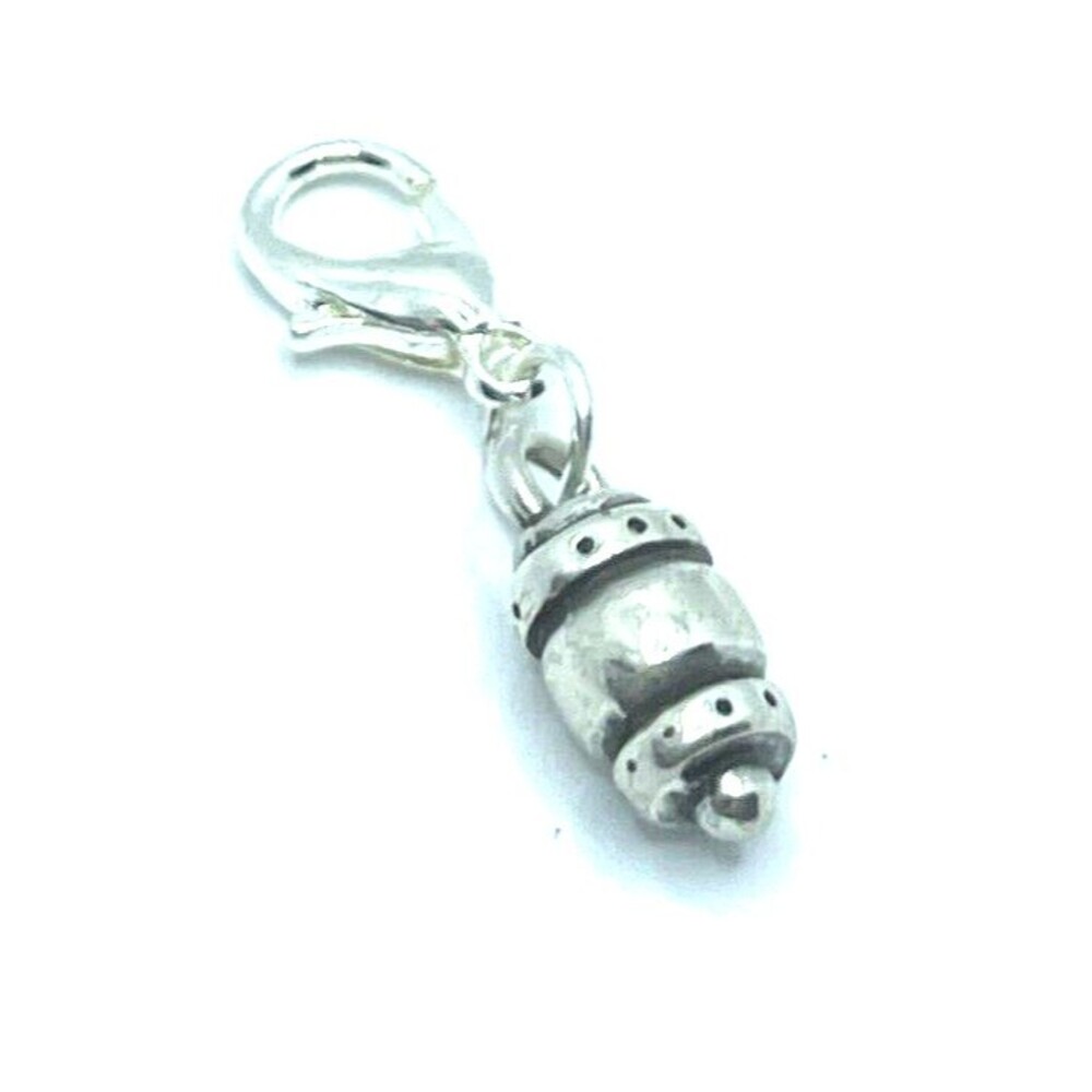 Brighton Signature Scrollwork Silver Bead Charm